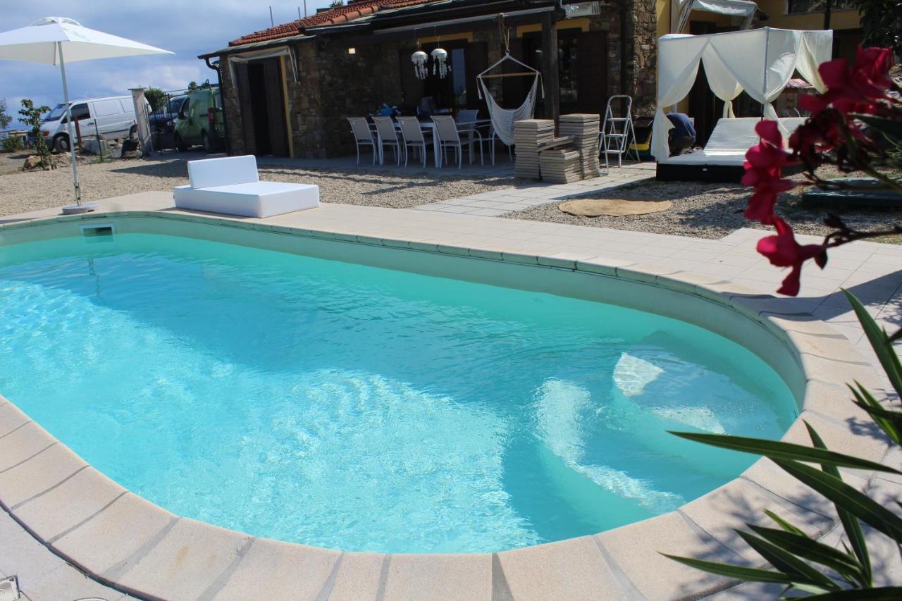 Villa Clicla - Pool, Sea,Hommock Swing And Laziness Imperia Ngoại thất bức ảnh